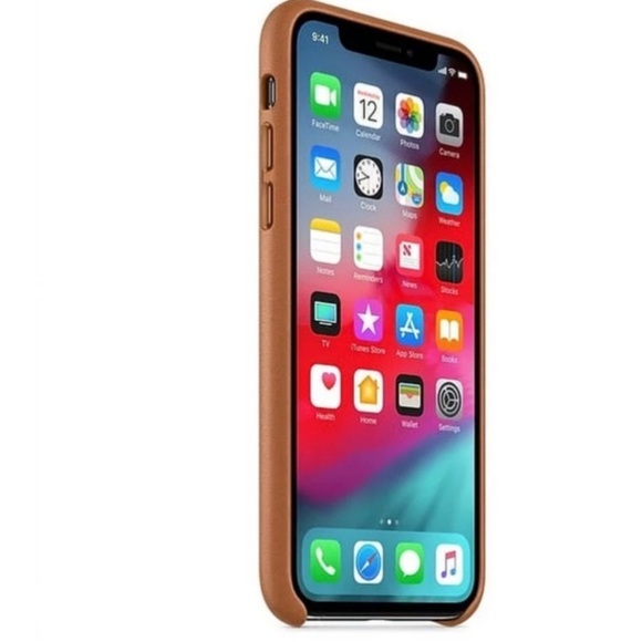 Apple Official Leather Case Saddle Brown for iPhone Xs‎ Max new in box - Picture 6 of 9